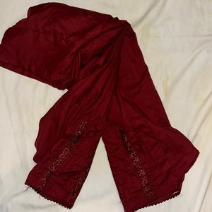 Maroon patiala pants